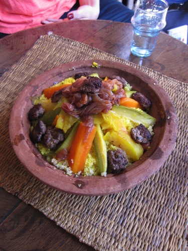 Uncovered tajine