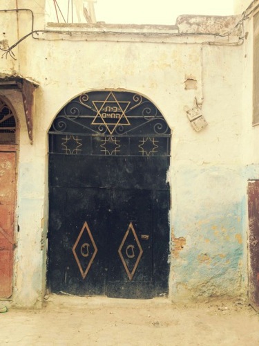 Jewish Cemetery door in the Mellah